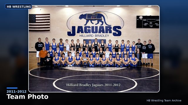 Hilliard Bradley Wrestling 2011–2012 Team Photo