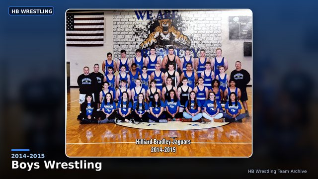 Hilliard Bradley Wrestling 2014–2015 Boys Wrestling